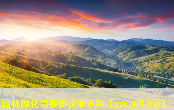 园林绿化需要多少灌木种